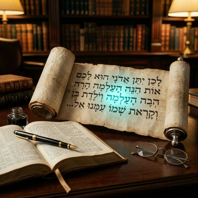 Isaiah 7:14-15: The Living Sign Scholarly Artwork